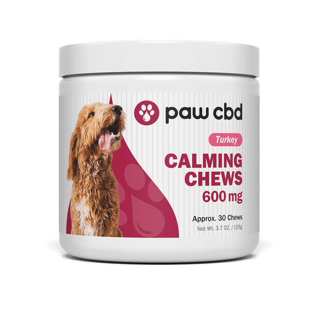 Pet CBD Calming Soft Chews For Dogs - Turkey - 600 Mg - 30 Count ...