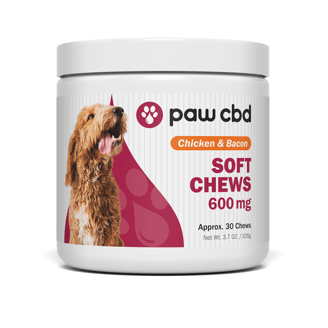 Pet CBD Soft Chews For Dogs – Chicken & Bacon – 600 Mg – 30 Count ...